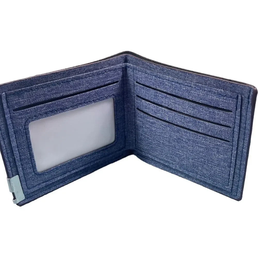 Denim Blue Bifold Wallet
